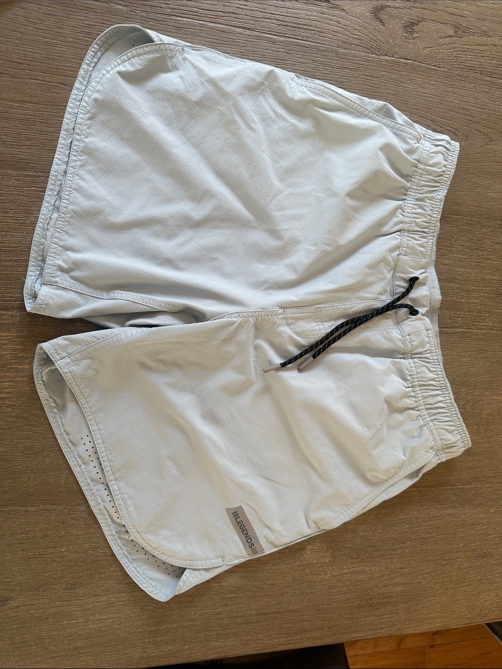 Legends Men's Athletic Drawstring Shorts - White